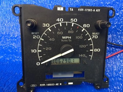 Ford F150 F250 F350 1992-1996 Bronco PSOM velocímetro calibre kilometraje 106 k OEM Foto 1 de 2