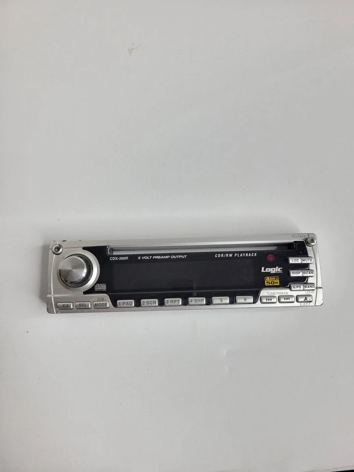 Logic Soundlab cdx 260r In Dash Audio Unit Face Removable Faceplate  - Image 1 of 4