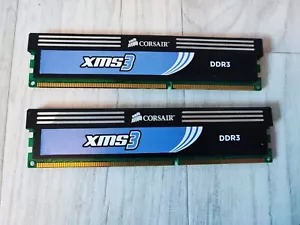 CORSAIR XMS3 RAM MEMORY STICK 4GB (2x 2GB) TW3X4G1333C9A DDR3 1333MHZ DDR 3 SET - Picture 1 of 6