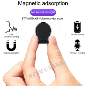 600 horas de grabación Mini grabadora activada por voz dispositivo de escucha oculto - Imagen 1 de 15