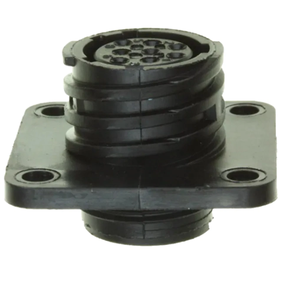 206433-1 Circular 8 Position Connector Receptacle Housing Panel Mount - - Image 1 of 1