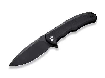 CIVIVI Praxis Micarta All Black Taschenmesser Klappmesser EDC Folder - 01WE776