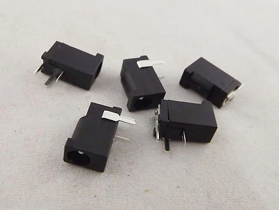 10pcs Connector 3.5 x 1.35mm Female Socket DC Power Supply 3 Pin PCB Panel Mount - Image 1 of 4
