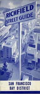 1952 Richfield Road Map: San Francisco Bay District NOS - Picture 1 of 1
