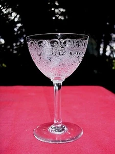 BACCARAT Rohan Combourg Wein Kristallglas Weinglas Kristall Graviert Art Deco - Bild 1 von 4