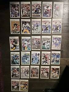 27 Damaged (Pin Holes) NFL Mini Posters Terry Bradshaw, Joe Theismand Marketcom - Picture 1 of 14
