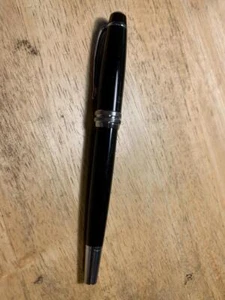 Cross Bailey Black and Chrome Cartridge Fountain Pen 5 3/8" Made in USA - Picture 1 of 7