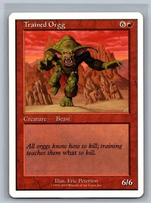 Magic The Gathering Starter 2000 Trained Orgg MTG TCG CCG - Image 1 of 2