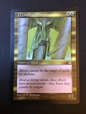 X1, Crystalline Sliver, Mtg, Magic The Gathering - Image 1 of 2