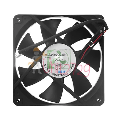 For RUILIAN SCIENCE RDL1225S 12025 12V 0.18A Cooling fan 2pin 120*120*25mm - Image 1 of 3