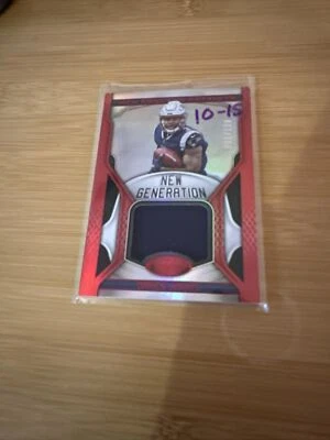 2019 Panini Certified Damien Harris New Generation Jersey Patch RC CARD 1 Of 199 - Image 1 of 2