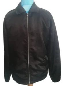 Mens NICCE Black Satin Jacket Coat M Medium 38" Smart Evening Party - Picture 1 of 6