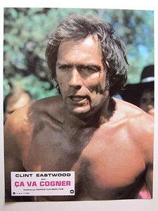 CLINT EASTWOOD LOBBY CARD PHOTO D'EXPLOITATION CA VA COGNER - Imagen 1 de 1