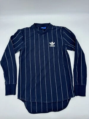 Adidas TKO Manga Larga Rayas Trifolio Logo BK4623 Árbitro Rayas Talla Pequeña Foto 1 de 4