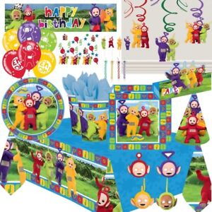 Teletubbies Party Supplies Tableware, Decorations, Balloons, Invites, Party Bags