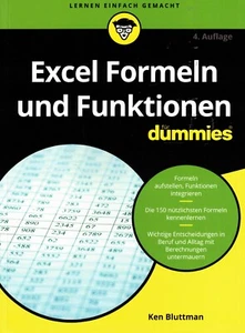 Bluttman, Excel Formeln und Funktionen für Dummies, Tabellen-Kalkulation, 2019 - Bild 1 von 1