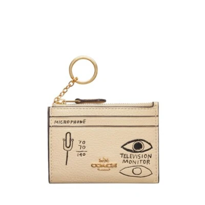Estuche Coach X Jean-Michel Basquiat Mini Skinny ID Foto 1 de 2