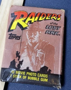 1981 Topps Raiders of the Lost Ark ungeöffnetes Trading Card Pack!! - Bild 1 von 2