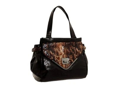 BCBGeneration Charlie CGM014GN Chocolate Large Satchel - Image 1 of 4