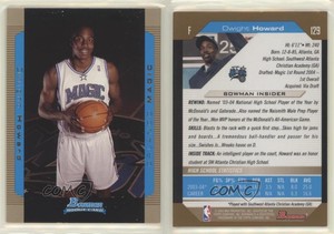 2004-05 Bowman Draft Gold Dwight Howard #129 Rookie RC