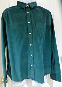 UNTUCKit "Coppola" Herren Cord elegantes Freizeithemd, dunkelgrün, verschiedene Größen neu mit Etikett - Bild 1 von 3