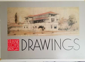 Frank Lloyd Wright: Drawings "House for Isidore Heller" - Poster - 24" x 36" - Picture 1 of 6