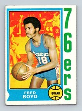1974 Topps #154 Fred Boyd