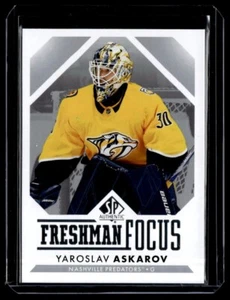 2023-24 SP Authentic Freshman Focus #FF-23 Yaroslav Askarov - Bild 1 von 2