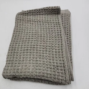 NEU Onsen Waffel Badetuch 31 x 57 Zoll - Asche grau - Bild 1 von 7