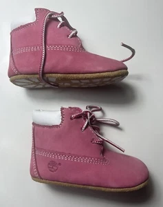Neu mit Karton Säugling/Kleinkind Timberland Krippe Bootie mit Mütze TB09680R M/M pink - Bild 1 von 7