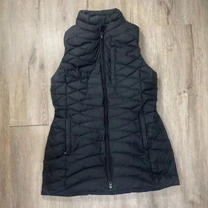 Duluth Women's Cold Faithful Down Tunic Puffer Vest Large Black Insulated - Picture 1 of 8