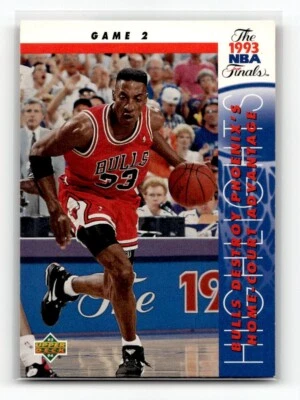 1993-94 Upper Deck 1993 NBA Finals Game 2 Scottie Pippen Chicago Bulls Card #199 - Image 1 of 2