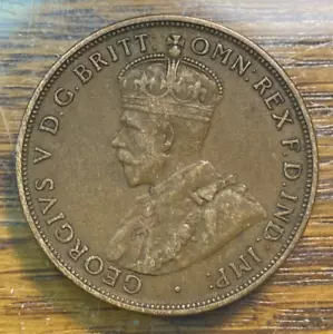 1917-I Australia Penny Nice Original XF KM-23 CHRC - Picture 1 of 2