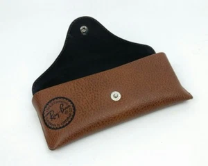 Ray Ban Sonnenbrillenetui Softshell Erwachsene Braun Brillen Druckknopf Tragetasche  - Bild 1 von 12