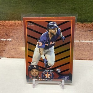 2023 Topps Update Corey Julks Black and Orange Rookie RC #US228 Astros