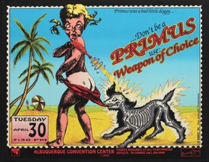 Primus Waffe nach Wahl 30.04.1996 Poster Albuquerque NM Emek Coppertone - Bild 1 von 1
