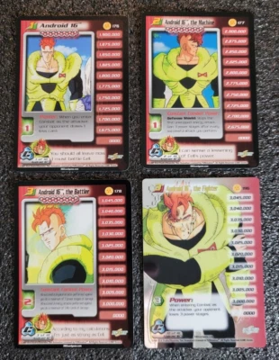 Android 16 Cell Saga Starter Set Personality Lv1-3 HT DBZ CCG TCG Score Cards Z - Image 1 of 4