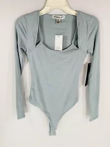 Neu mit Etikett Madden Mädchen Langarm türkisfarbener Body schwarz Größe Small - Bild 1 von 6