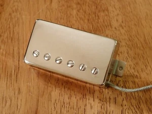 THE 57 HUMBUCKER PICKUP NICKEL COVER ALNICO 2 MAGNETS CLASSIC VINTAGE TONE - Picture 1 of 5