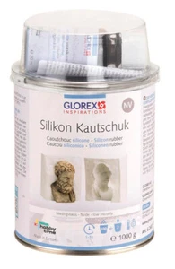 Caucho de silicona GLOREX hobby time 1000g molduras altamente elásticas baja viscosidad - Imagen 1 de 1