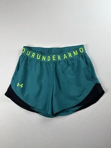 Under Armour Play Up Women Shorts Coastal Teal Color Size XS - Picture 1 of 5