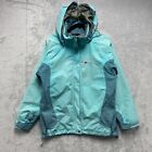 Berghaus Waterproof Jacket Womens Uk 14 Blue Aquafoil Full Zip Hooded 