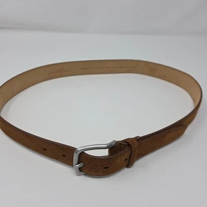 Saks Fifth Avenue Westerngürtel Herren 32 Cognac Braun Vollnarbenleder Klassiker - Bild 1 von 6