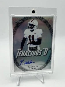 2020 Leaf Metal Draft #TD-PA1 Paulson Adebo Tenacious D Auto /60 Mag Included - Picture 1 of 3