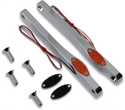 Pro-One Performance Billet Signal Lights - Chrome Motorcycle Street Bike 909110 - Image 1 of 3