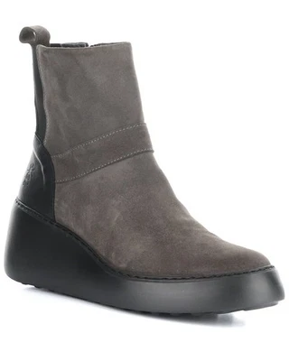 Bota Fly London Doxe de gamuza y cuero para mujer gris 42 Foto 1 de 4