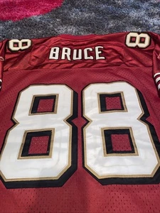 Authentic Isaac Bruce SF 49ers Trikot NFL Reebok genäht 2008 Team Gr.52 On Field - Bild 1 von 16