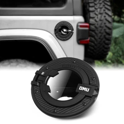 Alloy Fuel Filler Gas Tank Cover Cap for Jeep Wrangler JL JLU 2/4-Door 2018-24 Foto 1 de 4