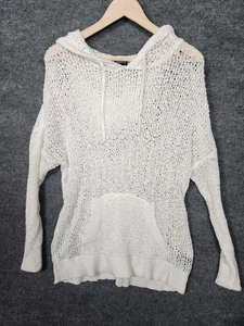 Torrid Pullover Damen Plus 00 weiß offen Strick Kapuzenpullover Kängurutasche - Bild 1 von 13