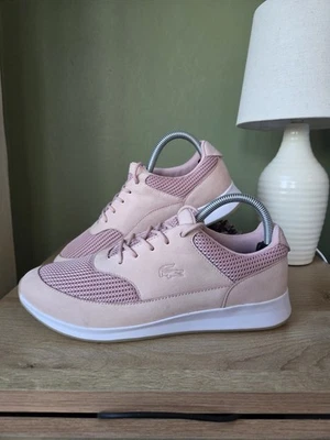 LACOSTE Chaumont Sneaker Trainers Pink Suede Womens UK size 6.5 - Image 1 of 4